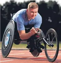  ??  ?? Six-time Paralympic champion David Weir.