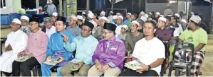  ??  ?? SEBAHAGIAN yang hadir pada Program Forum Santai ‘Sehati Sejiwa’ Hijrah Merdeka 2017.