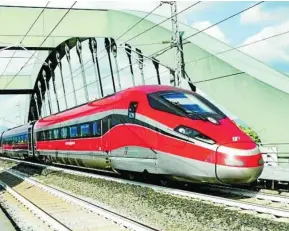  ??  ?? Ilsa utilizará el Frecciaros­sa 1000 para operar en España