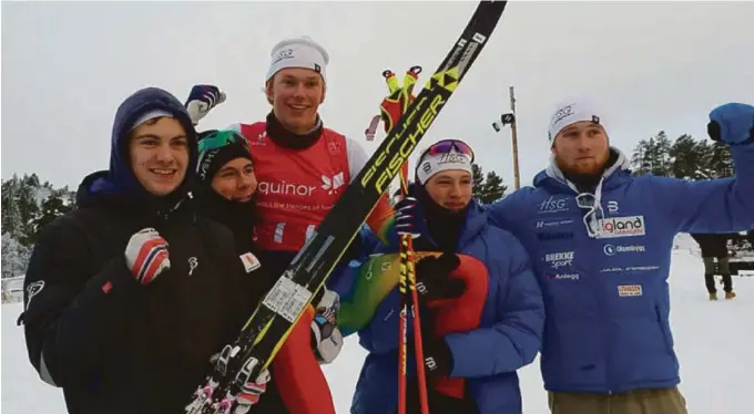  ?? FOTO: PRIVAT ?? VM-AKTUELL: Aron Åkre Rysstad fra Valle kan få sin VM-debut dersom han får plass på laget som skal til junior-VM i Lahti.