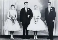  ??  ?? Flashback
The Macpherson­s’wedding day in 1960