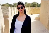  ?? Ines Amor, 33, is a Tunisian resident in Dubai. ??