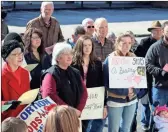  ?? / Kevin Myrick ?? A crowd gathered on Saturday, January 26, 2019 for the annual Sanctity of Life March.