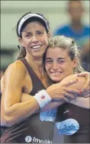  ??  ?? Marrero y Salazar, campeonas FOTO: EFE