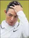  ??  ?? McILROY: Missed the cut