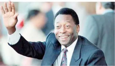  ?? OMAR TORRES/AGENCE FRANCE-PRESSE ?? FOOTBALL great Pele remains hospitaliz­ed in Brazil owing to his worsening cancer.