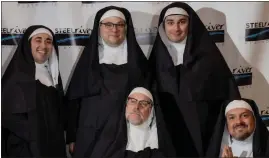  ?? PHOTO COURTESY OF JOHN DAGGETT ?? Christophe­r Yingling, Tyler Macready, Eric Crist and Adam Dienner will perform in “Nunsense A-Men!” at Steel River Playhouse.