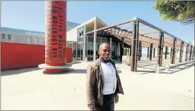  ?? Picture: BRIAN WITBOOI ?? WASTED RESOURCE: Activist Luvuyo Ngxovu is one of those calling on the municipali­ty to open the Red Location Museum precinct, for the benefit of the community