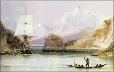  ?? PICTURE: WIKIPEDIA ?? Darwin’s ship, the Beagle, visiting Tierra del Fuego in 1833, prior to sailing to the Cape.