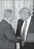  ?? REUTERS ?? US President Donald Trump with Israeli PM Benjamin Netanyahu