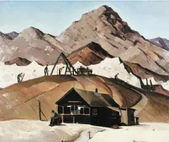  ??  ?? Paul Sample (1896-1974), California Goldmine, 1933, oil on canvas, 20 x 24”