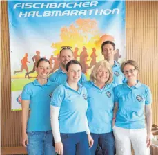  ?? FOTO: GKR ?? Viel zu tun hatte das Team an der Halbmarath­on-Meldestell­e.