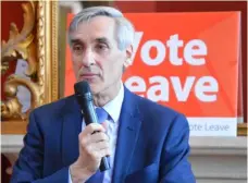  ??  ?? John Redwood, who has been MP for the Wokingham constituen­cy for more than 20 years, received a knighthood in the New Year’s Honours list