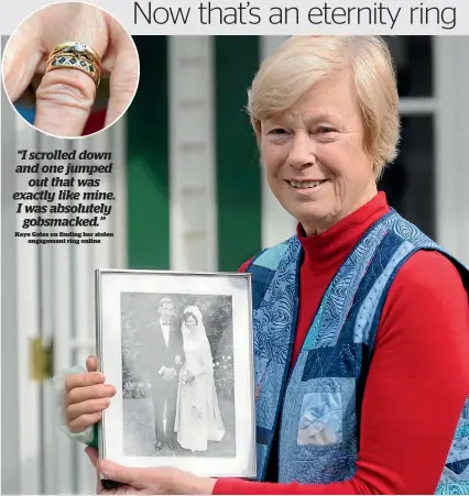  ?? PHOTOS: PIER FULLER/FAIRFAX NZ ?? Kaye Gates, who married husband John in Invercargi­ll in 1967, still remembers the first time he put the ring on her finger.