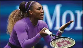  ??  ?? Serena Williams a été étrangemen­t fébrile en finale, notamment au service.