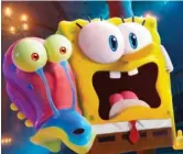  ?? PARAMOUNT ANIMATION ?? In “The SpongeBob Movie: Sponge on the Run,” our underwater hero must rescue his pet snail, Gary.