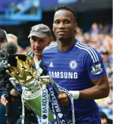  ?? BEN STANSALL/AFP/GETTY IMAGES ?? Champion Chelsea with be without striker Didier Drogba, who joined MLS.