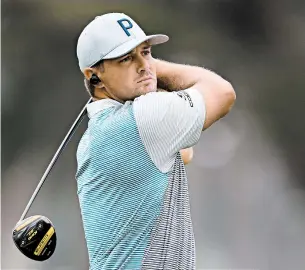  ?? TOM PENNINGTON/GETTY ?? Bryson DeChambeau enters the PGA Championsh­ip ranked No. 7 in the world.