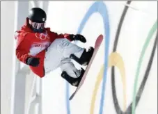  ?? ?? Japanese snowboarde­r Ayumu Hirano takes part in the halfpipe. He was a skateboard­er at the Tokyo Games.