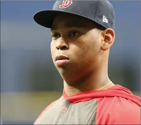  ?? File photo ?? The Red Sox are currently wasting a superb season from all-star third baseman Rafael Devers. The 22-year-old leads the league in doubles, hits and RBIs.