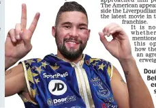  ??  ?? Doubled up: Bellew enjoys his second win