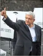  ??  ?? Lopez Obrador amène pour la première fois la gauche au pouvoir.