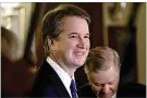  ?? OLIVIER DOULIERY / ABACA PRESS ?? Kavanaugh will need every vote he can get in order to be confirmed to the U.S. Supreme Court.