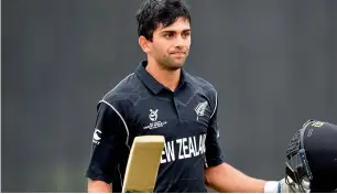  ?? Photo courtesy ICC ?? Bhula was the top scorer for the Kiwis with 180 runs off 144 balls. —