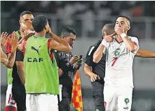 ?? ?? Ziyech celebra o golo do triunfo marroquino