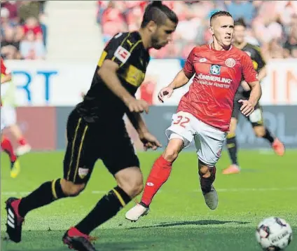  ?? FOTO: MAINZ ?? El extremo Pablo de Blasis está cerca de recalar en el Eibar