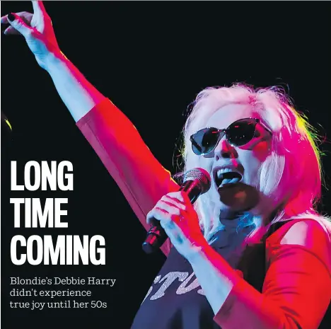  ?? GRANT POLLARD/THE ASSOCIATED PRESS/FILES ?? “If I wasn’t still doing music, what else would I do?” Blondie singer Debbie Harry explains of her longevity.