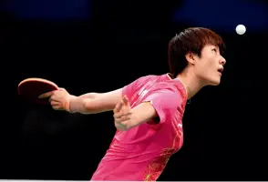  ??  ?? Ding Ning a remporté le titre de championne de tennis de table simple femmes aux JO de Rio 2016.