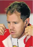  ??  ?? Sebastian Vettel is confident that Ferrari will be able to match the Mercedes team despite their dominance.