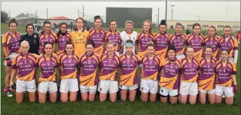  ??  ?? The Wexford squad including new recruit from Kerry, Bernie Breen (extreme left, front row).