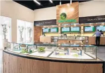  ?? CHRISTIAN SANTIAGO/COURTESY ?? GrowHealth­y, part of a New York-based company, has opened three medical marijuana dispensari­es in South Florida, including this one in West Palm Beach.