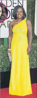  ??  ?? ELIZABETH STEWART L’estilista de Viola Davis va triar un model de Michael Kors per a la gala dels Globus
d’Or d’aquest any