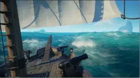  ??  ?? Sea of Thieves still looks amazing within Xbox cloud gaming.