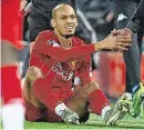  ??  ?? Fabinho: Facing two months out