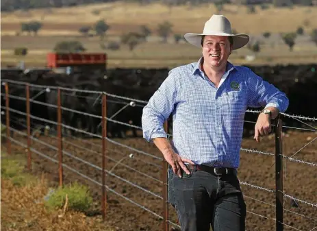  ?? PHOTO: TOBY ZERNA ?? INTERNATIO­NAL RECOGNITIO­N: Jack’s Creek in NSW were awarded overall Best Sirlion and Best Grain Fed fillet in the World Steak Challenge held in Dublin last week. Pictured is managing director Patrick Warmoll on the family farm.