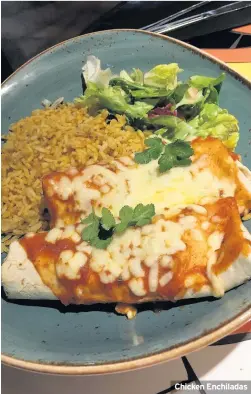  ??  ?? Chicken Enchiladas