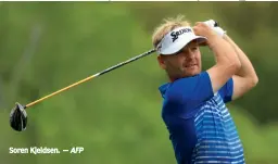  ?? — AFP ?? Soren Kjeldsen.