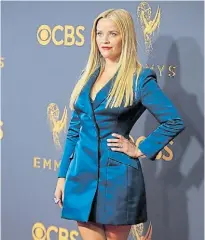  ??  ?? Reese Witherspoo­n. Otra nominada por “Big little...”