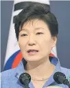  ??  ?? Park Geun-Hye