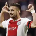  ?? ?? CLEANING UP Dusan Tadic opened the scoring for league leaders Ajax