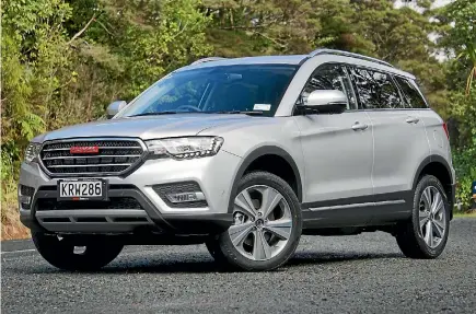  ?? DAVID LINKLATER/STUFF ?? Mid-sized H6 is the star of Haval’s range in China.