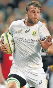  ?? /Gallo Images ?? Back in the frame: Duane Vermeulen, called up by coach Allister Coetzee, last played for the Springboks in 2016.