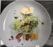  ??  ?? Salad dish prepared by RHS culinary students