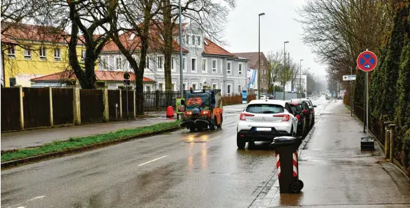  ?? Foto: Elmar Knöchel ?? Das Tauziehen um die Verkehrsfü­hrung in der Bobinger Max-Fischer-Straße scheint beendet.