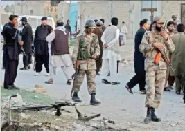  ?? REPRESENTA­TIONAL IMAGE ?? Seven Pakistani security personnel were killed in a terrorist attack on March 16