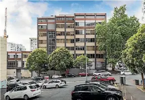  ??  ?? A 1970s building in Auckland’s university precinct is on the market.